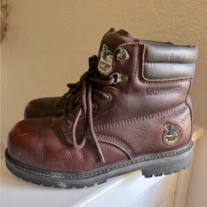 Georgia Boot Mens Oiler Steel Toe Work Boot Brown Size 8.5W